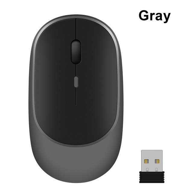 Wireless Bluetooth Mouse for MacBook PC iPad Computer Rechargeable Dual Modes Bluetooth 4.0 + USB mouse with 3 Adjustable DPI