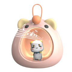 Cute Cartoon Wireless Bluetooth 5.0 Speaker Portable Subwoofer Mini LED Night Light High Music Player Support USB Charging