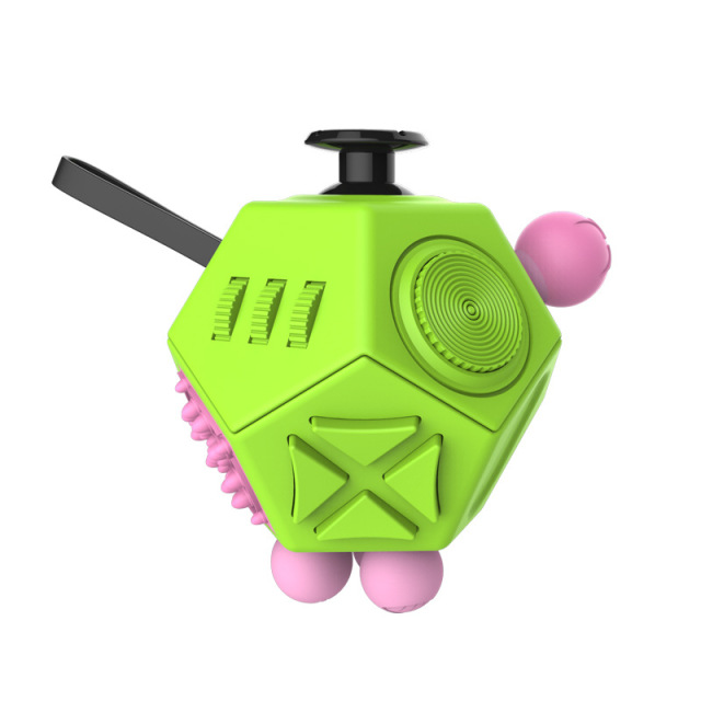 New 12-Sided Anti-Stress Cube Decompression Stress Relieve Anti-Anxiety Relief Fidget Toys Cool Stuff Children Adult Toy for Kid