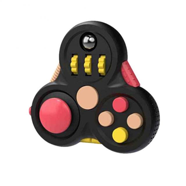 Decompression Toys Rotating Magic Bean Cube Fidget Toy Triangle Small Beads Educational Toy Children's Puzzle Stress Relief Toy