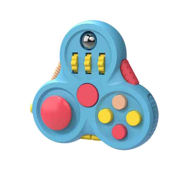 Decompression Toys Rotating Magic Bean Cube Fidget Toy Triangle Small Beads Educational Toy Children's Puzzle Stress Relief Toy