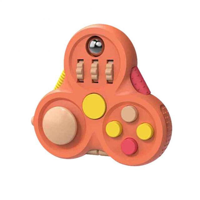 Decompression Toys Rotating Magic Bean Cube Fidget Toy Triangle Small Beads Educational Toy Children's Puzzle Stress Relief Toy