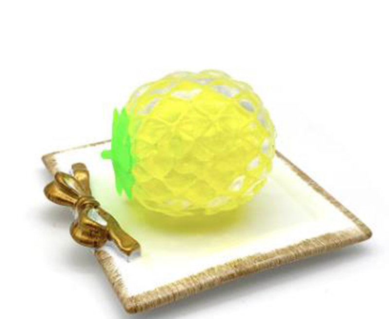 Squeeze Fruits Ball Pressing Kneading Multicolor Strawberry Grape Pineapple Banana Decompression Toy Fidget Toy Portable Fruits