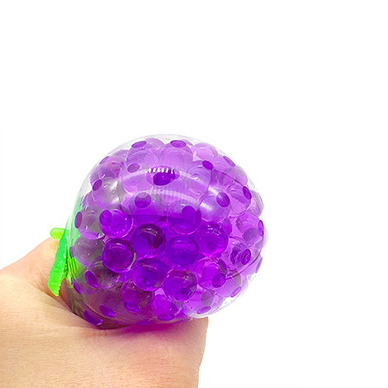 Squeeze Fruits Ball Pressing Kneading Multicolor Strawberry Grape Pineapple Banana Decompression Toy Fidget Toy Portable Fruits