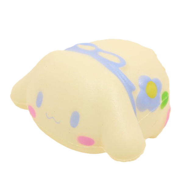 Kawaii Sanrioed Squishy Slow Rebound Toy Squeeze Toys Anti Stress Kuromi Cinnamoroll Pompom Squishy Stress Relief Kids Toys Gift