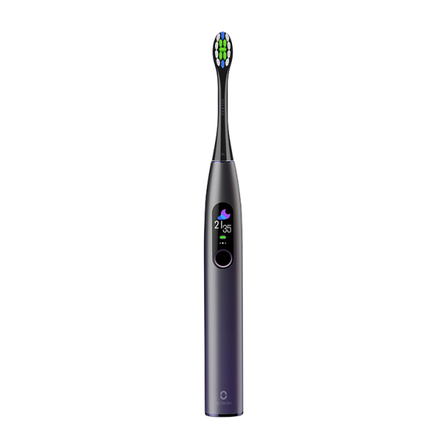 Smart Sonic Electric Toothbrush Pressure Sensor Adult Intelligent Ultrasonic Tooth Brushes 4 Replacement Heads Set