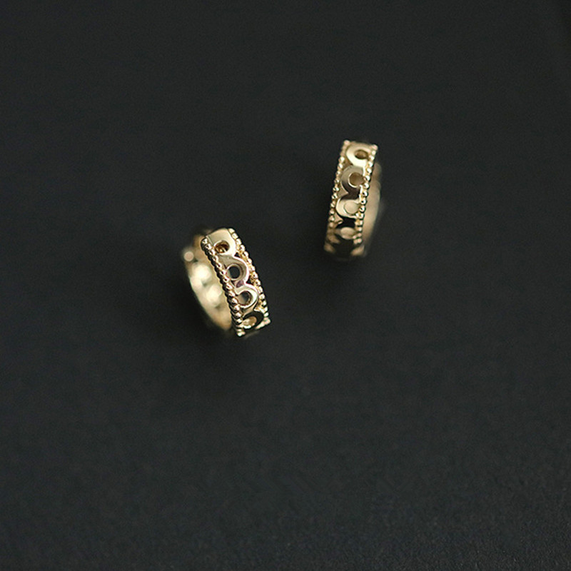 925 Sterling Silver European Vintagr Lace Flower Ear Bone Clip Earrings Women No Pierced Classic Charm Gothic Jewelry Gift