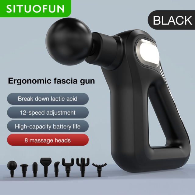 Professional Massage Gun Deep Muscle Fascia Gun Body Relaxation Neck Back Foot Leg Shoulder Electric Massager Slimming