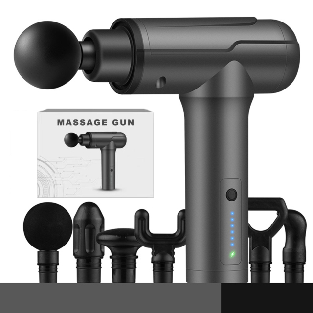 High Frequency Massage Gun Deep Tissue Muscle Relax Body Relaxation Shoulder Neck Massager Electric Fascia Gun For Fitness