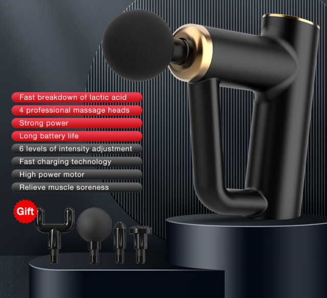 SITUOFUN Portable Massage Gun For Body Neck Back Relaxation Deep Tissue Muscle Pain Relief Percussion Pistol Massager Fitness
