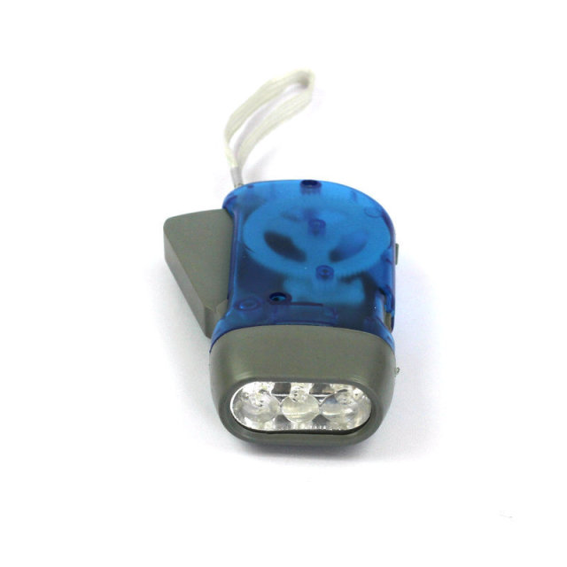 LED Hand Pressing Dynamo Crank Power Wind Up Flashlight Torch Light Hand Press Crank Camping Lamp Light For Outdoor Home