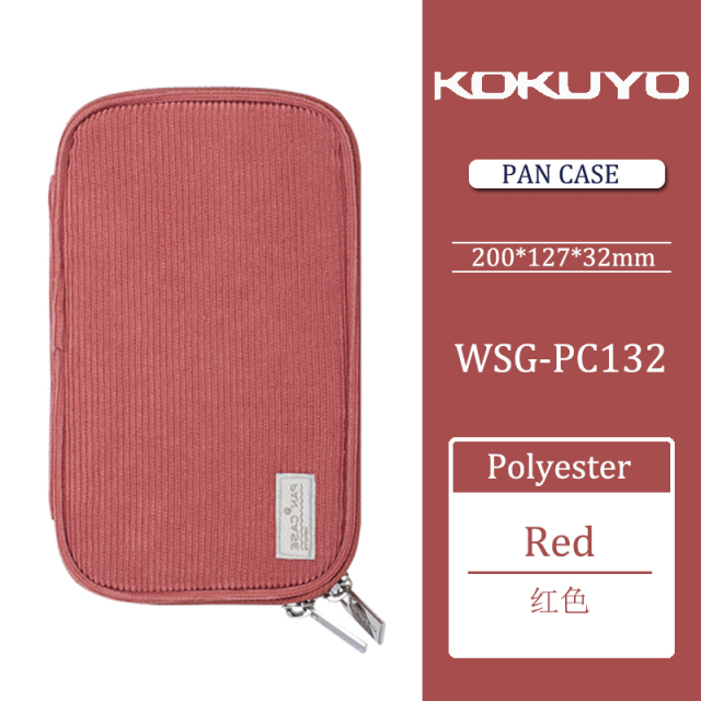 Multifunctional Pencil Case Student Plate Tray Box Corduroy Pencil Box Large Capacity Cute Creative