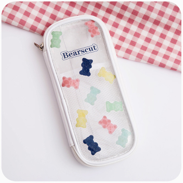 1Pcs Kawaii Pencil Case Small fresh fruit Gift Estuches School Pencil Box Pencilcase Pencil Bag School Supplies Stationery