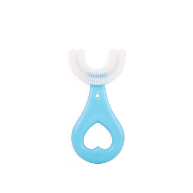 Baby Toothbrush Children Degree U-shaped Child Toothbrush Teethers Baby Brush Silicone Kids Teeth Oral Care Cleaning