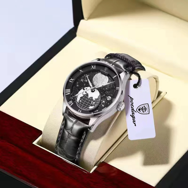New Fashion Quartz Leather Men Watch Top Brand Luxury Waterproof Luminous Date Mens Wristwatch Casual Sport Watches