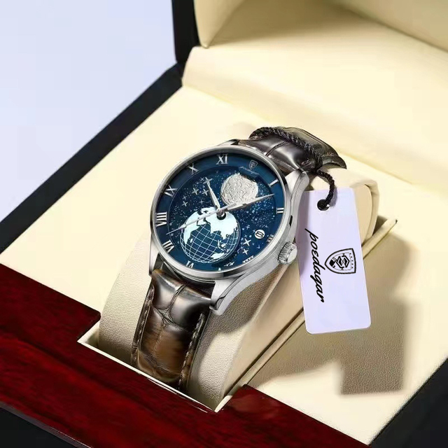 New Fashion Quartz Leather Men Watch Top Brand Luxury Waterproof Luminous Date Mens Wristwatch Casual Sport Watches
