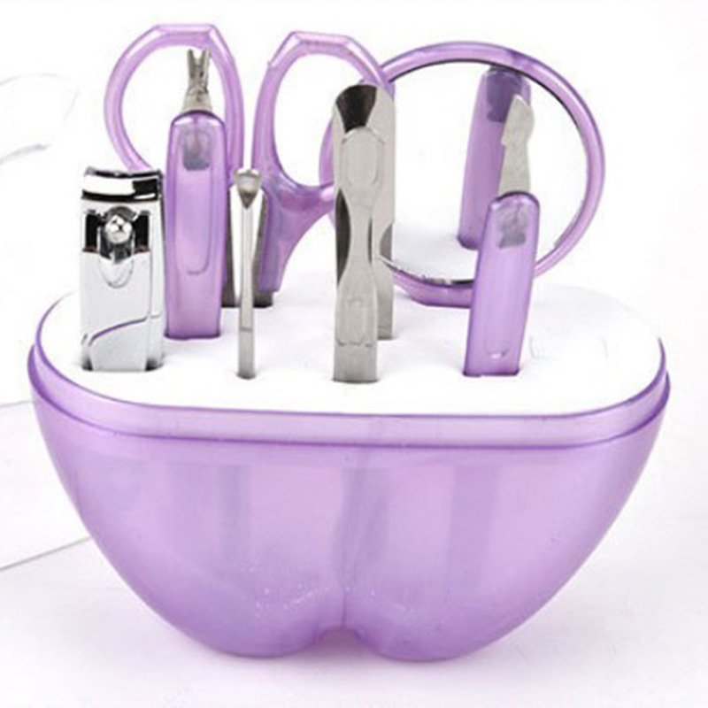 8 Pcs Manicure Cutter Stainless Steel Nail Clipper Set Makeup Gadget Nail Clipper Tool Set