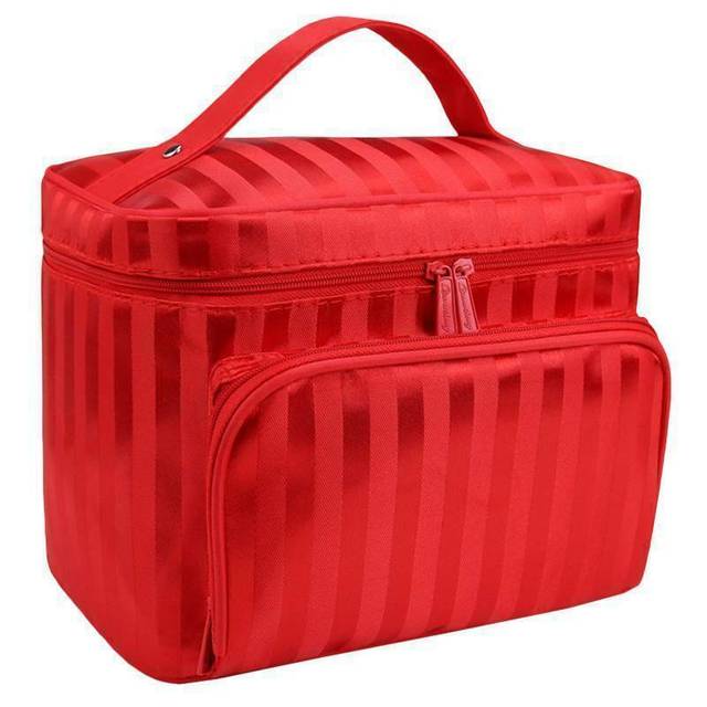 Women Travel Cosmetic Bags Waterproof Large Beauty MakeUp Nail Tech Cosmetic Box Jewellery Vanity Case Storage Bags