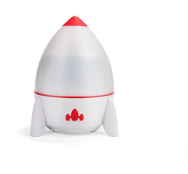 Rocket Projector Starry Sky Luminous Planet Projector Universe LED Light Colorful Rotating Flashing Night Light Bedside Lamp