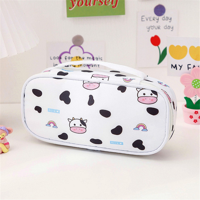 Large Bear Rabbit Pencil Pen Case  Pencilcase Kawaii Stationery For Women Cosmetic  Storage Bags Luggage Travel Gear Cosmetic Bags Cases