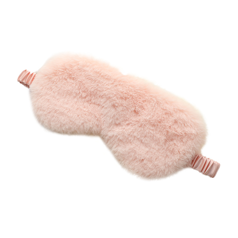 Sleep Mask Plush Eye Cover Sleeping Dream Night Mask Cute Sort Band For Man Women Breathable Eyeshade Nap Rest Blindfold