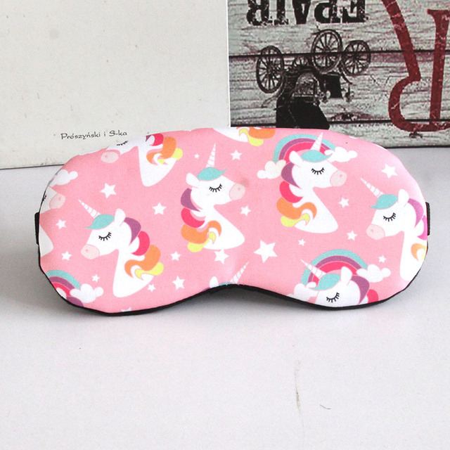 Sleeping Eye Mask  Mask Travel Cartoon pattern sleep shading breathable