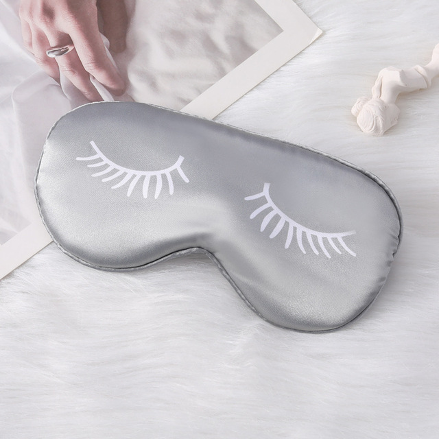 Imitated Silk Eye Patch Shading Sleep Eye Mask Eyepatch Travel Relax Cover Eyeshade Blindfold Health Sleeping Shield Eye Care