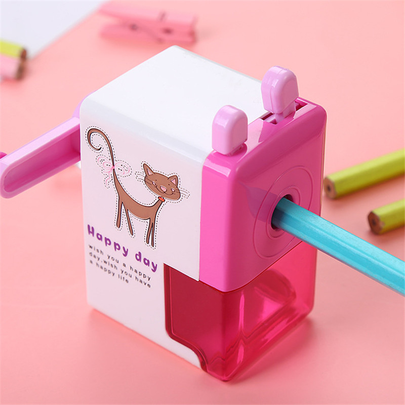 Cute Animal Cartoon Pencil Sharpener Tool Hand Pencil Sharpener Office School Supplies Student Learning Stationery