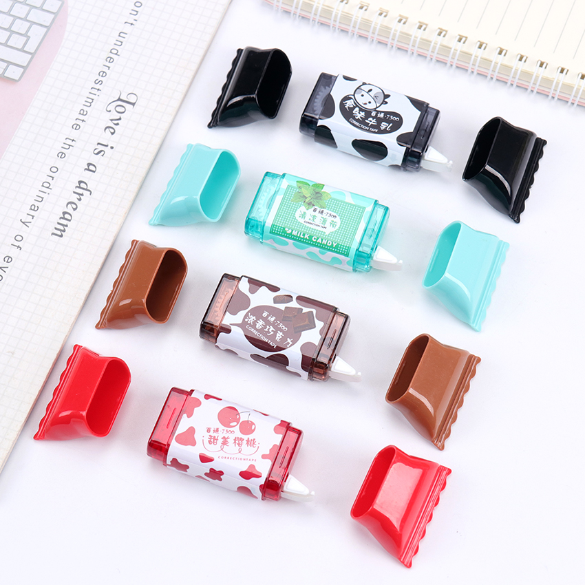 1PC Sweet Candy Correction Tape Creative Modeling Correcting Tape Students Kawaii 3.5m Student Gift School Supplies