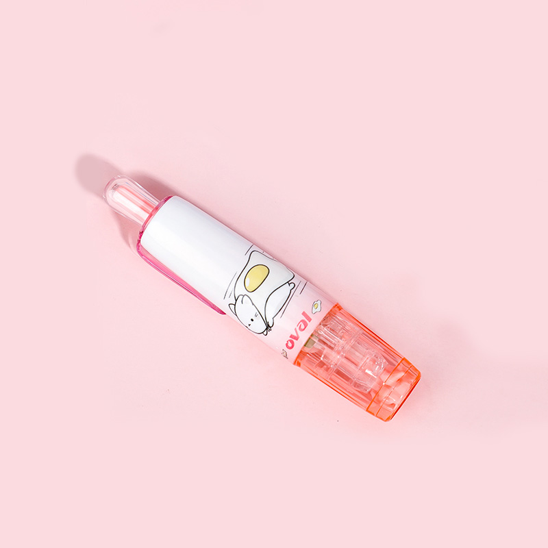 Oval Retractable Correction Tape Can Be Rotated 360 Kawaii Back To School Supplies Cat Animalt Cute Limited Pattern Stationery
