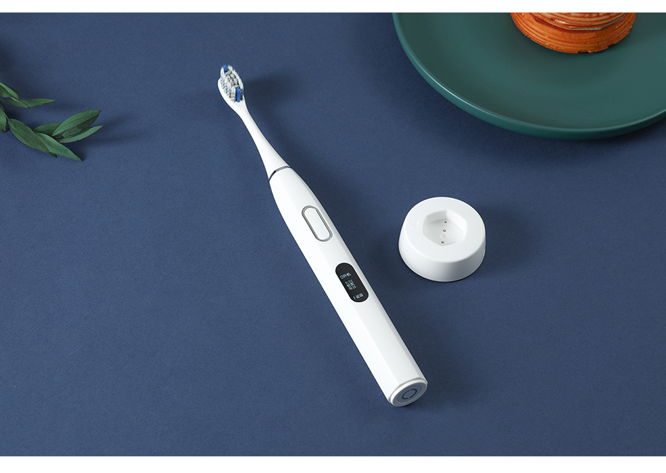 Sonic Electric Tooth Brush 6 Cleaning Modes Smart Timing IPX8 Waterproof   Dupont Bristles  Induction Charging