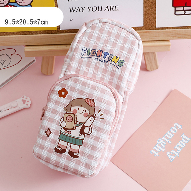 Pencil Cases Estuches Escolares Special Stationery For School  Office Supplies Cute Kawaii Bag School Goods Large Capacity