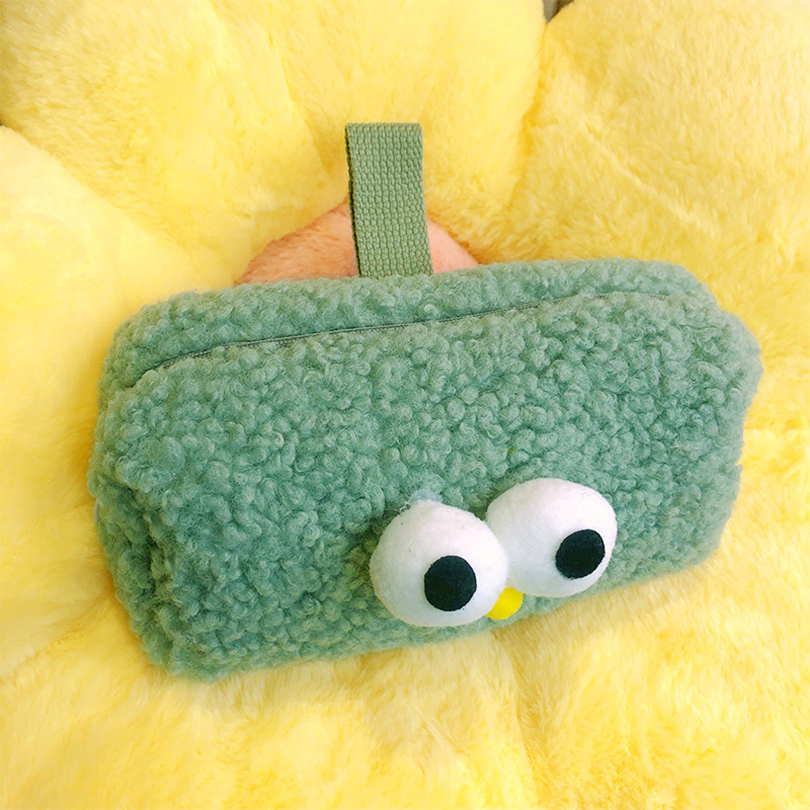 Pencil Cases For Girls Kawaii Pencil Pouch School Supplies Plush Estojo Escolar Big Eyes Pen Case Trousse Scolaire Pencilcase
