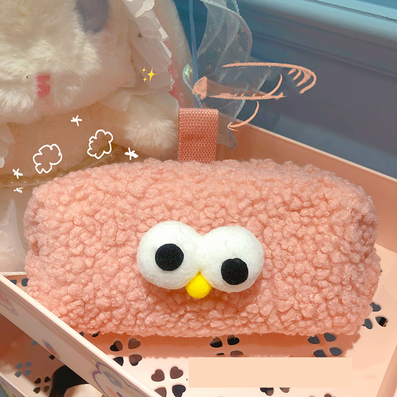 Pencil Cases For Girls Kawaii Pencil Pouch School Supplies Plush Estojo Escolar Big Eyes Pen Case Trousse Scolaire Pencilcase
