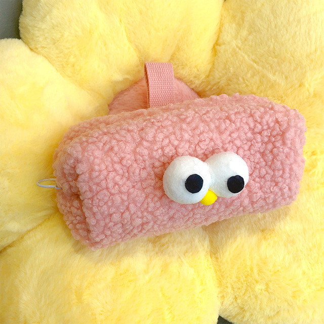 Pencil Cases For Girls Kawaii Pencil Pouch School Supplies Plush Estojo Escolar Big Eyes Pen Case Trousse Scolaire Pencilcase