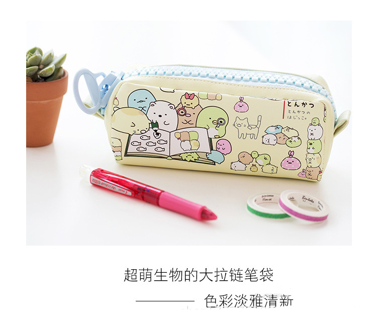 Kawaii Pencil Case  Microorganism Gift Estuches School Pencil Box Pencilcase Pencil Bag School Supplies Stationery