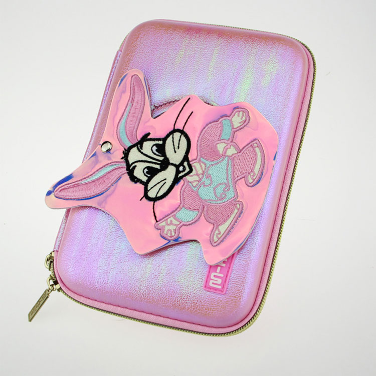 Kawaii Rabbit Pencil Cases For Girls School Supplies Cute Mirror Eva Pen Box High School Adults Pen Holder Korean Style