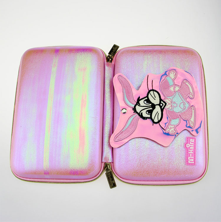Kawaii Rabbit Pencil Cases For Girls School Supplies Cute Mirror Eva Pen Box High School Adults Pen Holder Korean Style