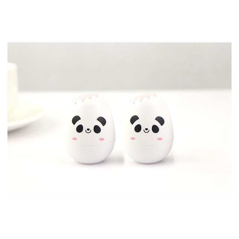 Novelty Animal Panda Egg Press Type Decorative Correction Tape Diary Student Stationery School Office Supply
