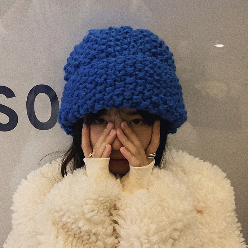 Winter Hat Skullies Beanies Hats Winter Beanies For Men Women Coarse Knit Pineapple Pattern Wool Caps Gorras Bonnet Knitted Hat