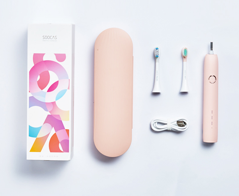 Sonic Electric Toothbrush Soocare Ultrasonic Waterproor Automatic 60 Day battery life Adult