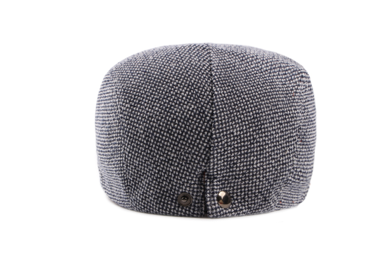 Beret Caps for Men Women Spring Summer Outdoor Breathable Bone Brim Hats Herringbone Solid Sun Hat Flat Berets Cap