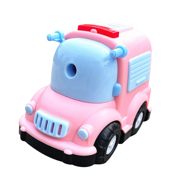 Cartoon Car Design Pencil Sharpener Portable Pencil Sharpener Toddlers Pencil Manual Sharpener