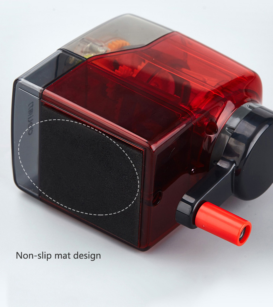 Stationery 71152  Rotary Pencil Sharpener  Home Office School Supplies for 6.5-8mm Pencils Diameter
