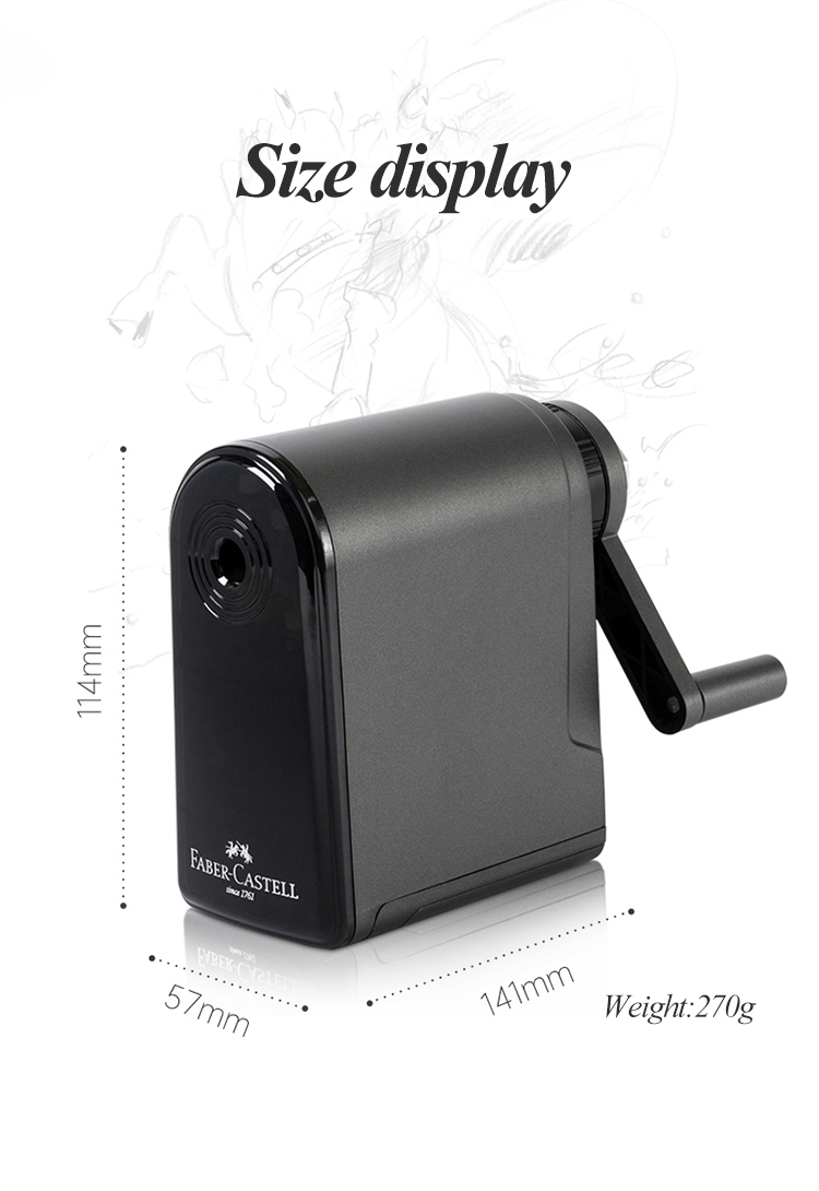 Sketch Charcoal  Art Painting Special Hand-Crank  Large Capacity Pencil Sharpener for Sketch Art Students