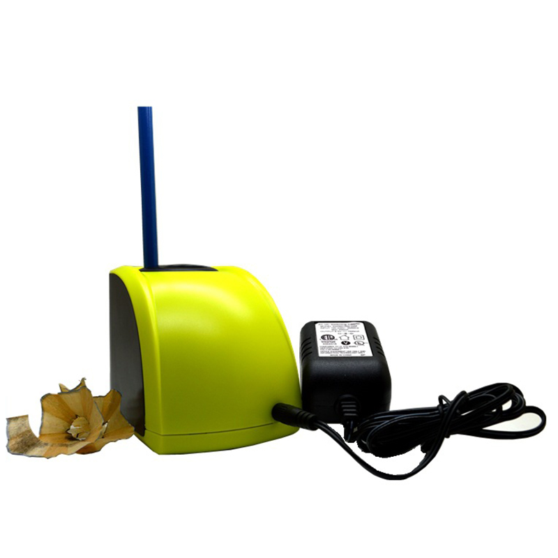 New Pencil Sharpeners Battery Operated or USB Powered Pencil Sharpener with Container Double Holes for 6-12mm DOM668