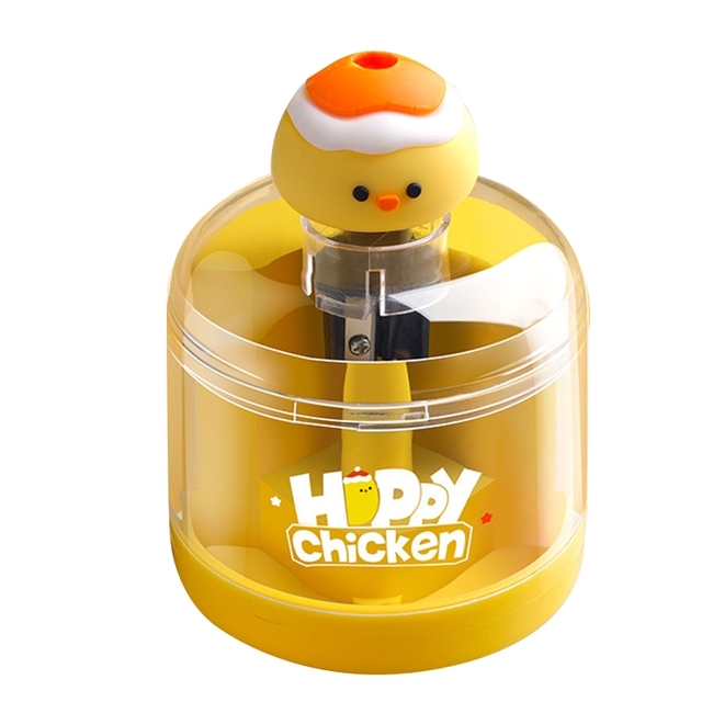 Office Electric Sharpener Auto Pencil Sharpener Clear Shavings Box Auto Feed-in for Boys Girls Students Classroon Home