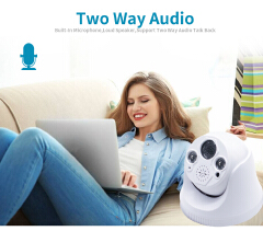 IP Camera 1080P ONVIF Wireless Dome Camera 2.0MP Security Camera Two Way Audio TF Card Slot Night Vision  P2P APP CamHi