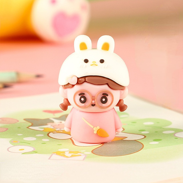 Creative cute pencil sharpener cartoon cute portable mini pencil sharpener kindergarten prize small pencil sharpener gift