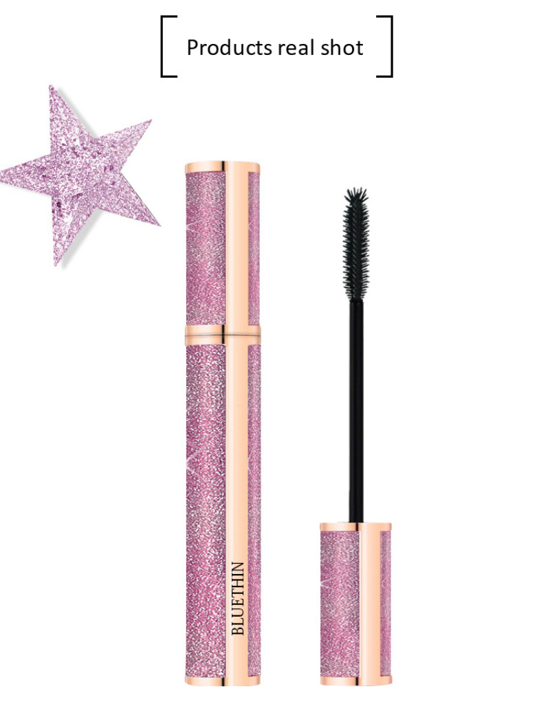 Black Mascara Lengthens Eyelashes Waterproof Long-lasting 4D Silk Fiber Mascara Lash Extension Cosmetics Makeup view 2